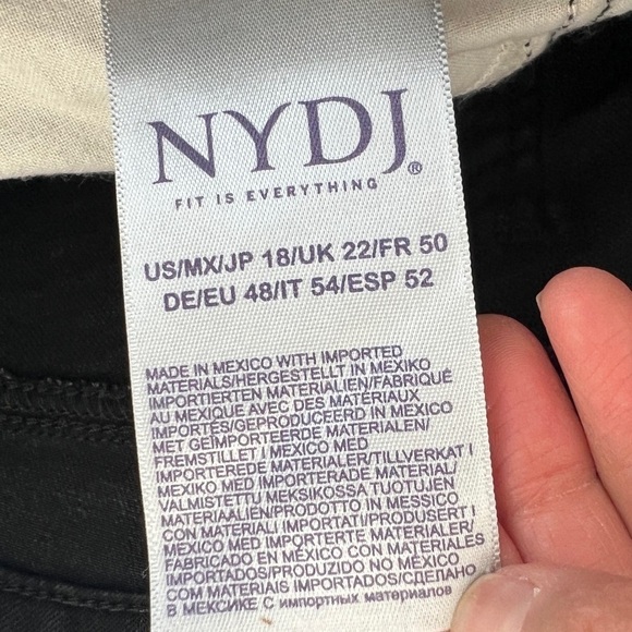 NYDJ Barbara Bootcut High Rise Jeans Pants 18 Plus Size - Picture 9 of 9